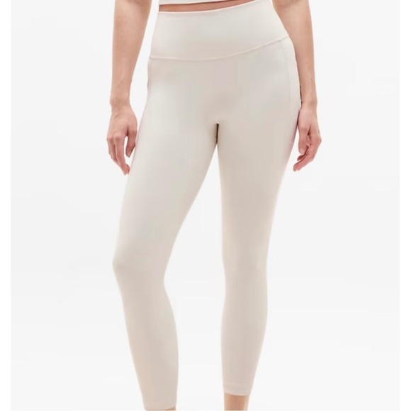 Athleta Salutation Stash 7/8 High Rise Tight Women's XL Bone white - Cream - Picture 7 of 8